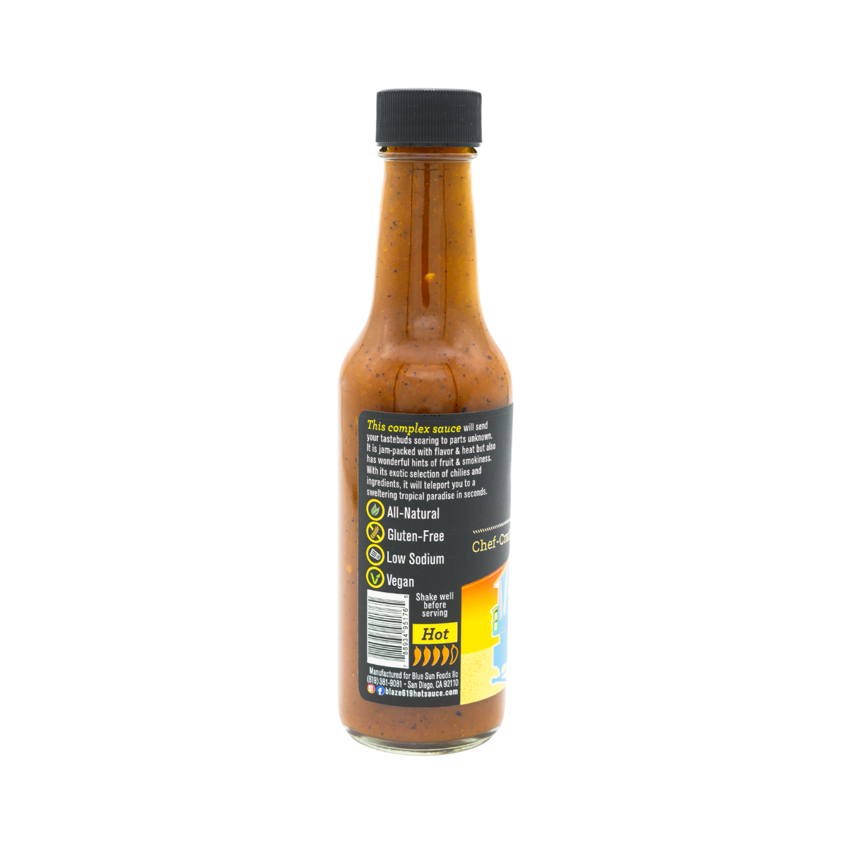 BLAZE 619 Mango Chili Hot Sauce - 5 oz. - Product Description