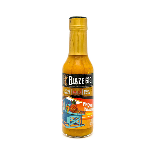 BLAZE 619 Pineapple Habanero Hot Sauce 5oz - Medium